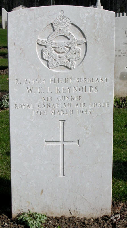 F/Sgt William Cyril Jeffrey Reynolds<br /><br /><br />died on active duty - March 17th, 1945